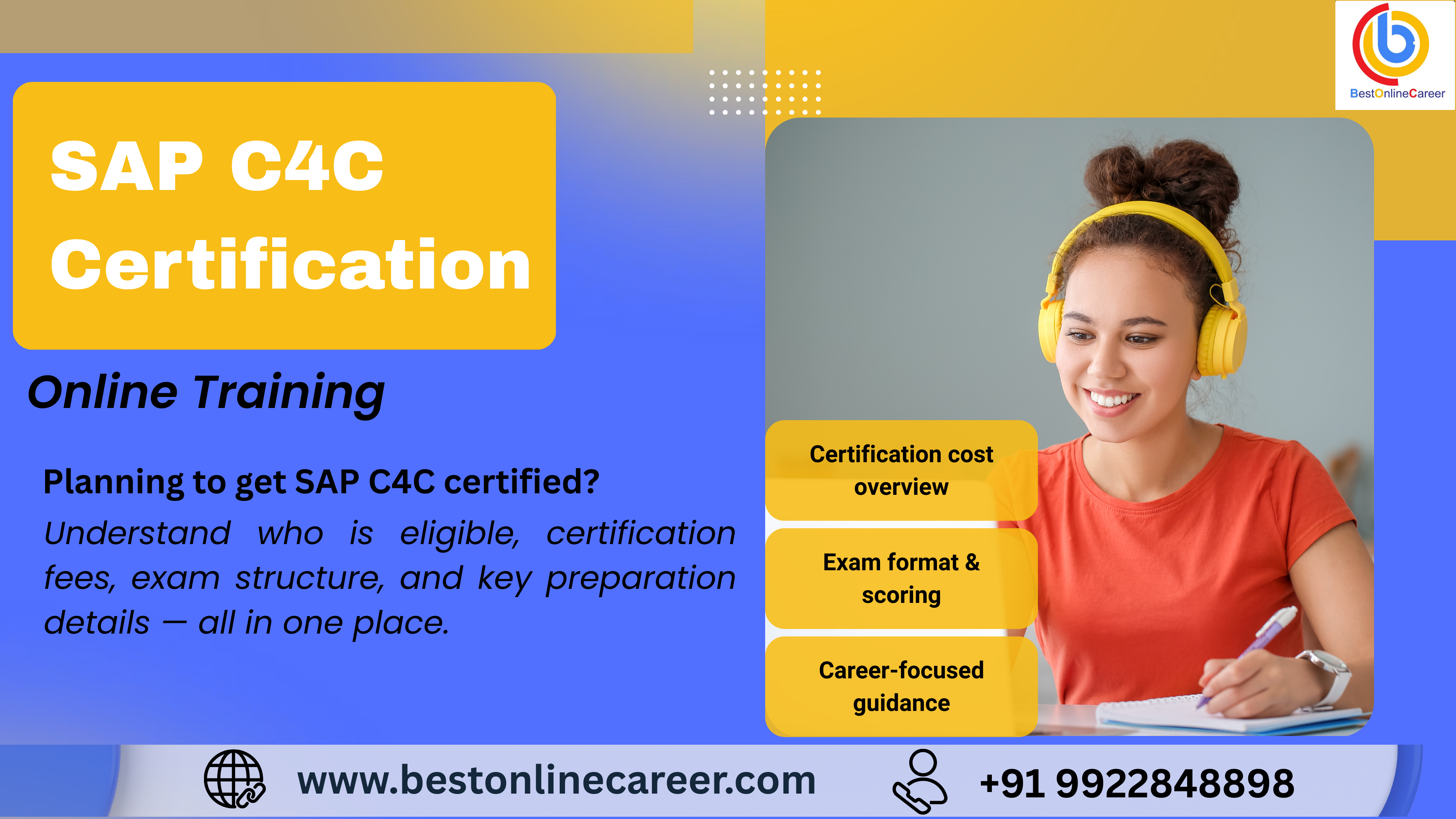 SAP C4C Certification Eligibility, Fees, and Exam Pattern