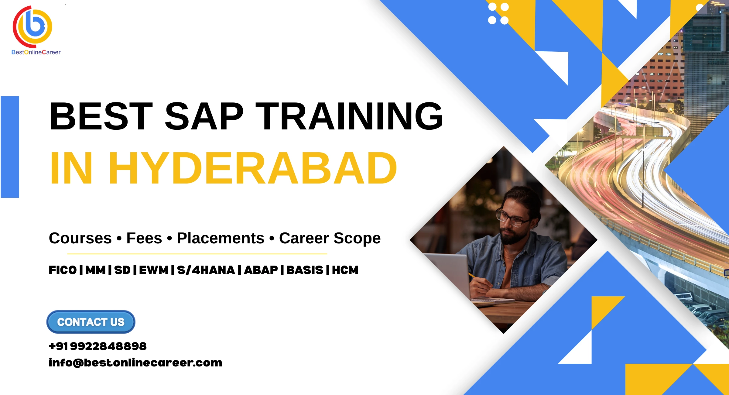 Best SAP Training in Hyderabad | Courses, Fees & Placements