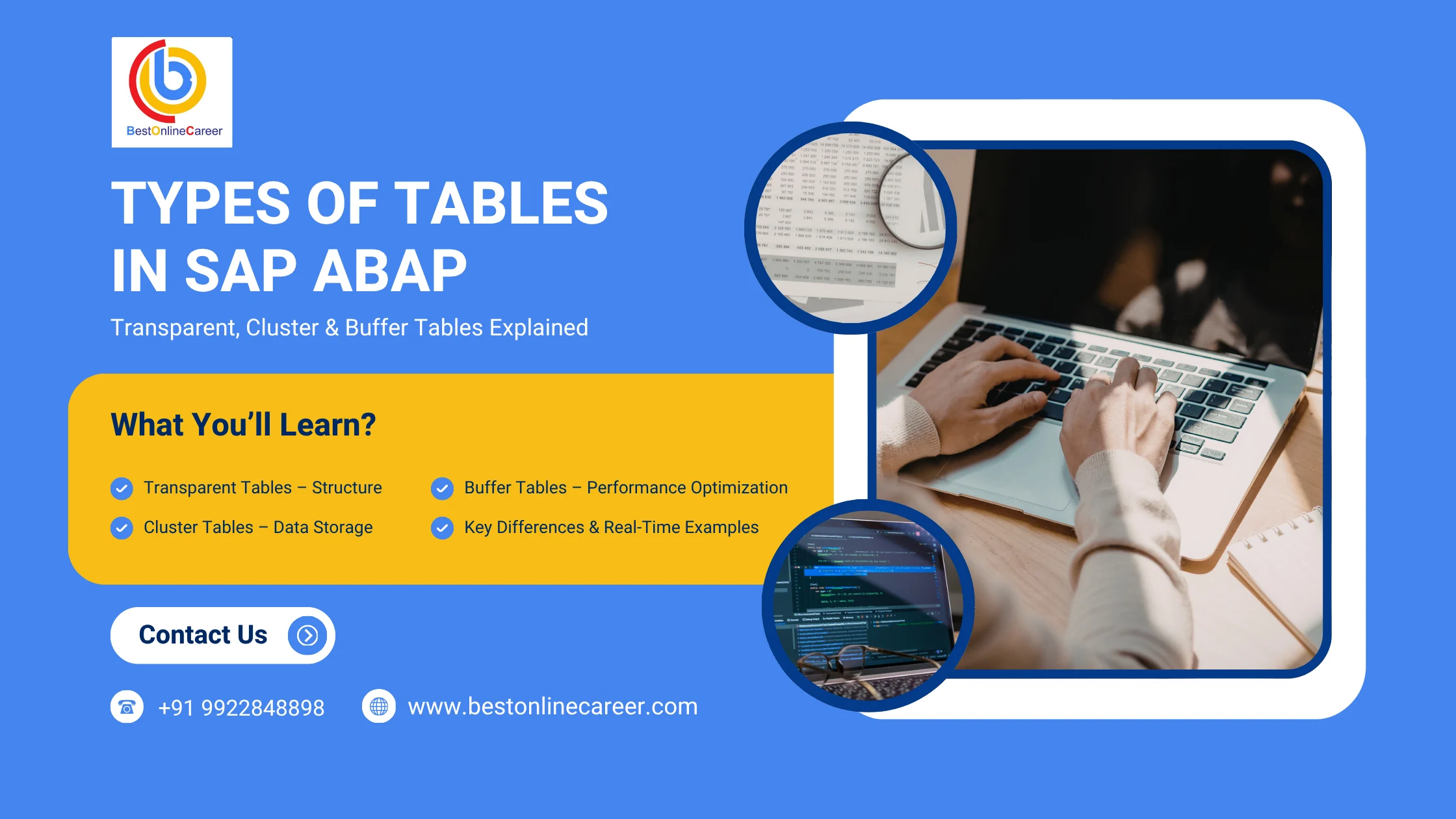 Table Type in SAP ABAP: Complete Guide to All Table Types