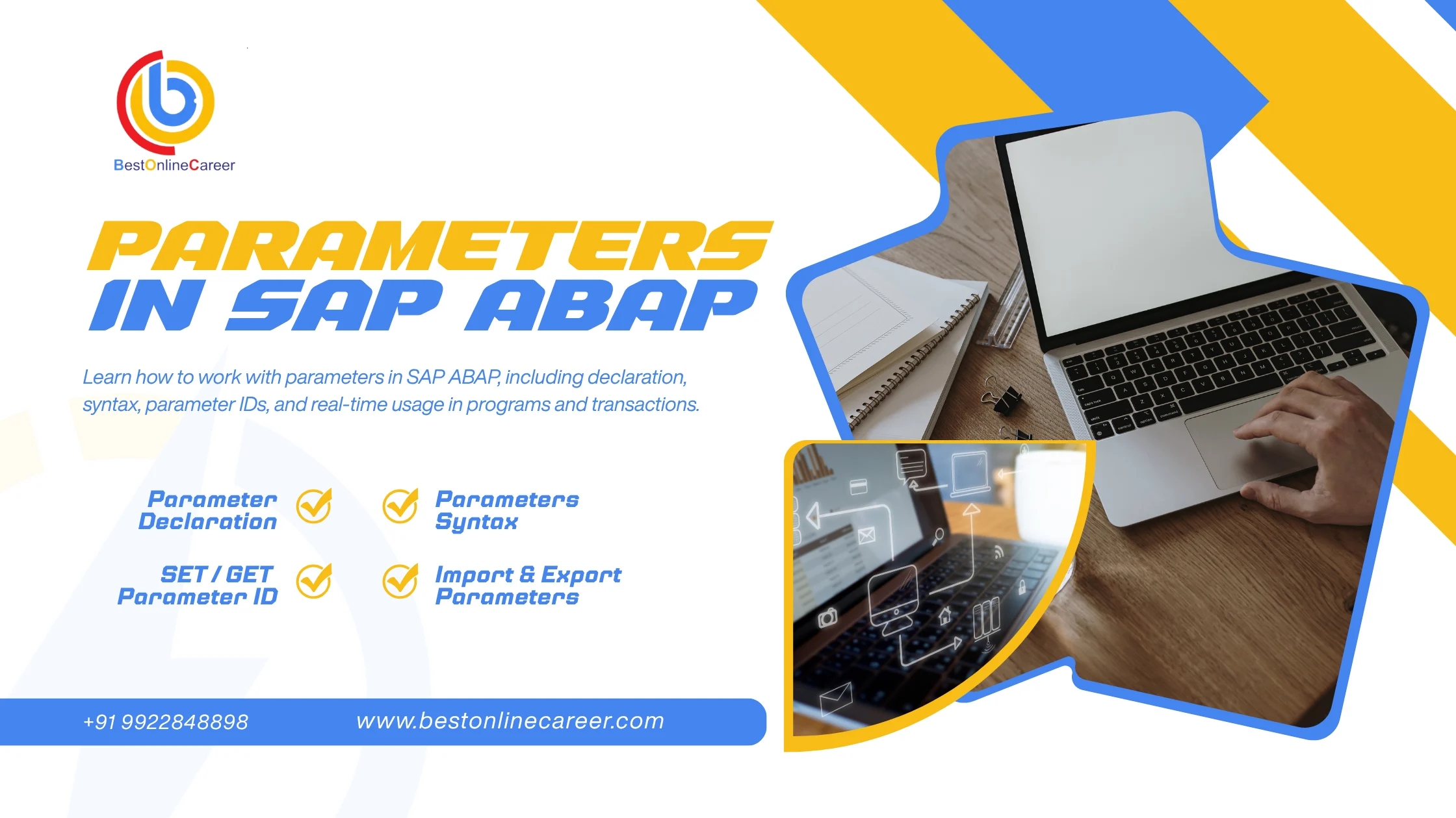 Learn Parameters in SAP ABAP: Syntax, Types & Examples