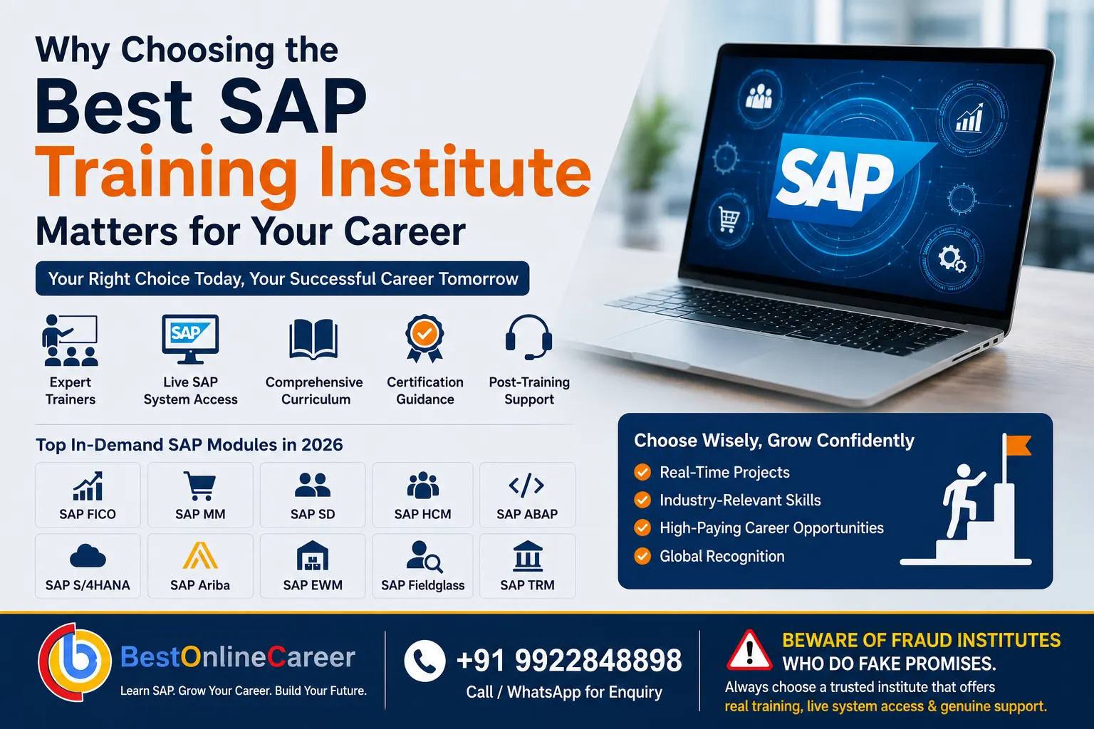 Choose Best SAP Training Institute in India for SAP Courses 